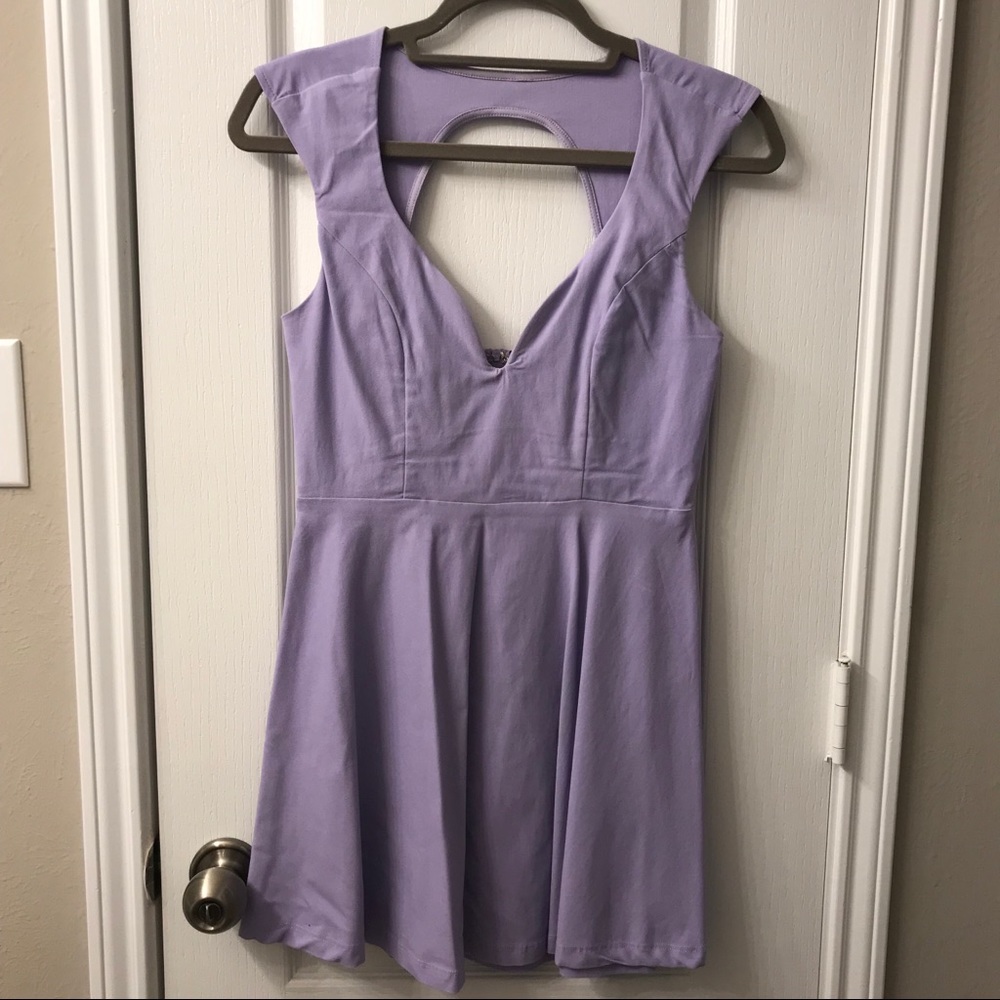 Tobi Lavender Skater Dress